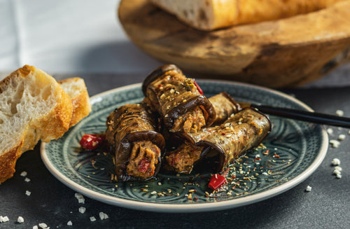 Auberginen-Roulade