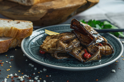 eingelegte Aubergine